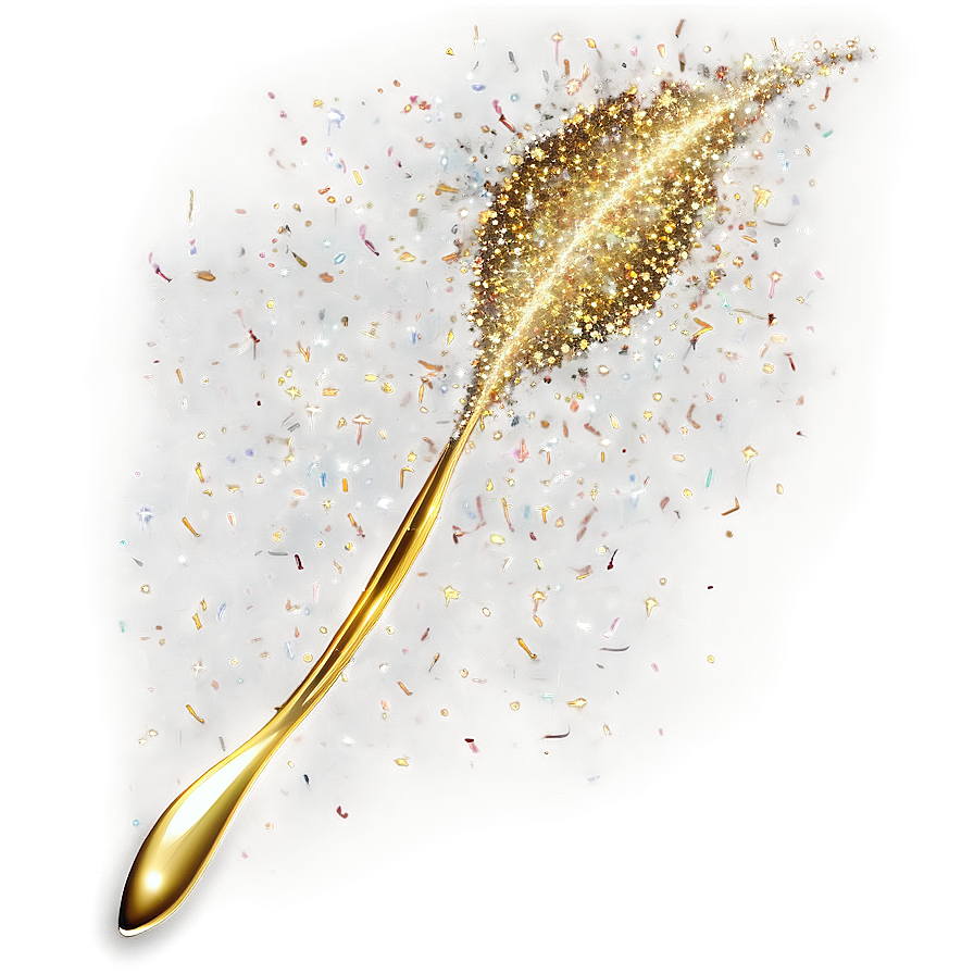 Gold Glitter Blast Png 82