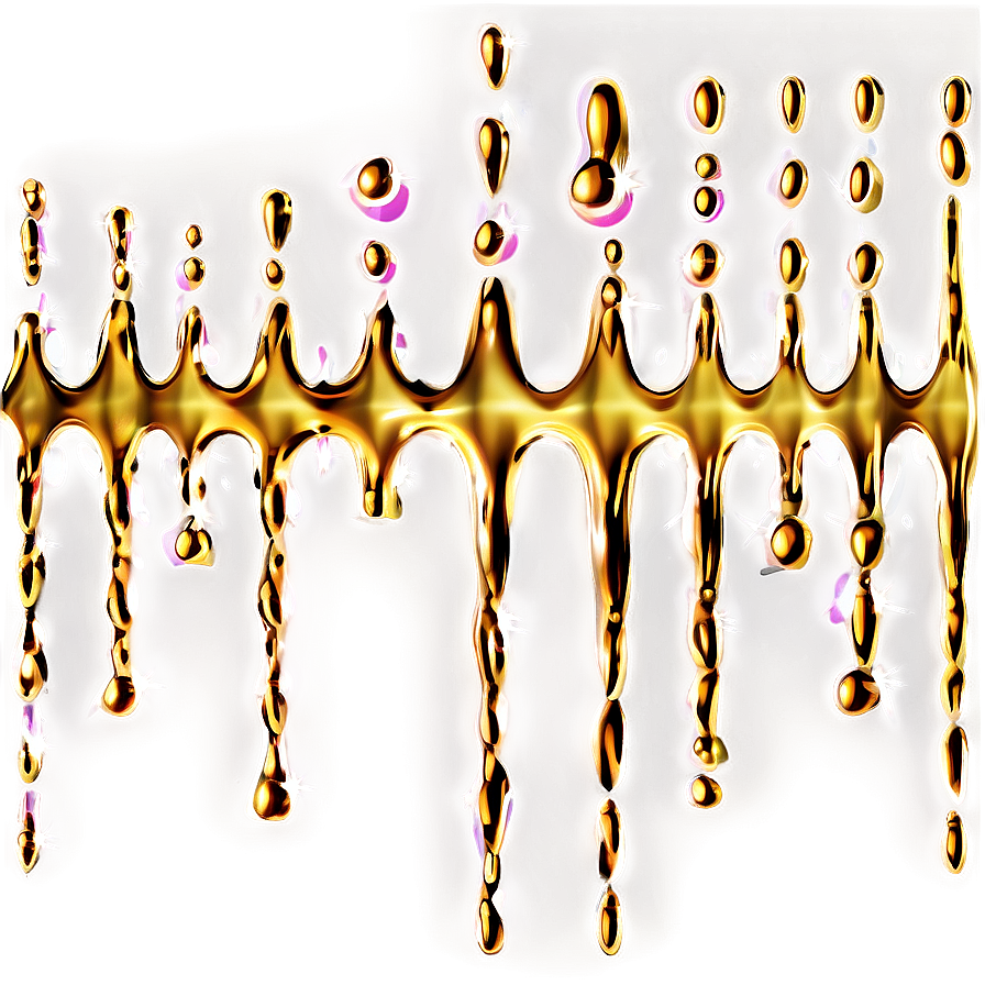 Gold Glitter Drip For Crafts Png 06282024