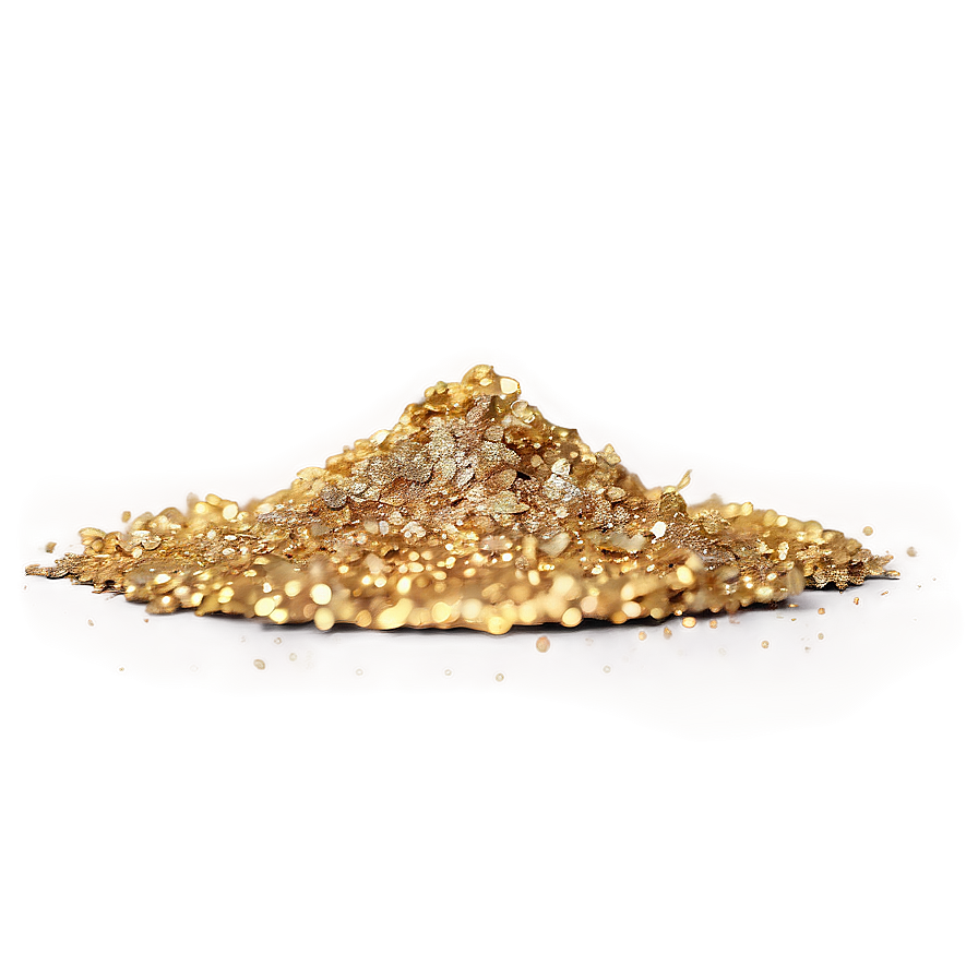 Gold Glitter Dust Png 05032024