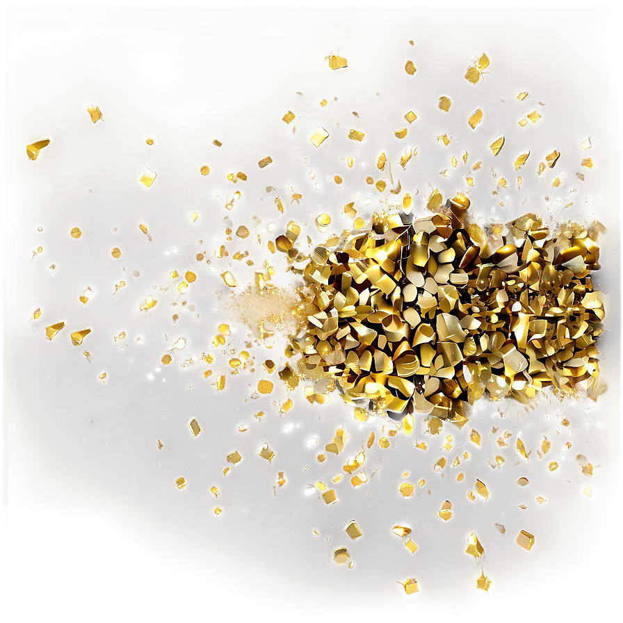 Gold Glitter Effect Png 66