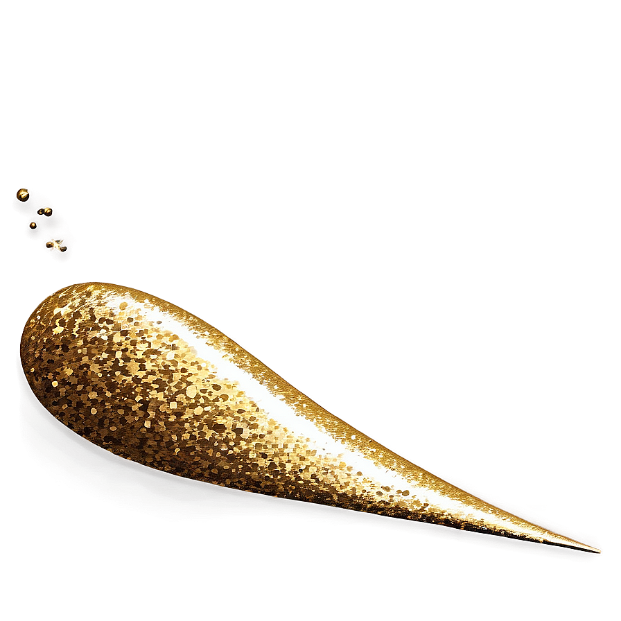 Gold Glitter Element Png Geb27