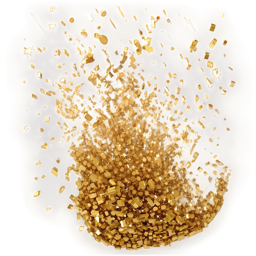 Gold Glitter Explosion Png 63