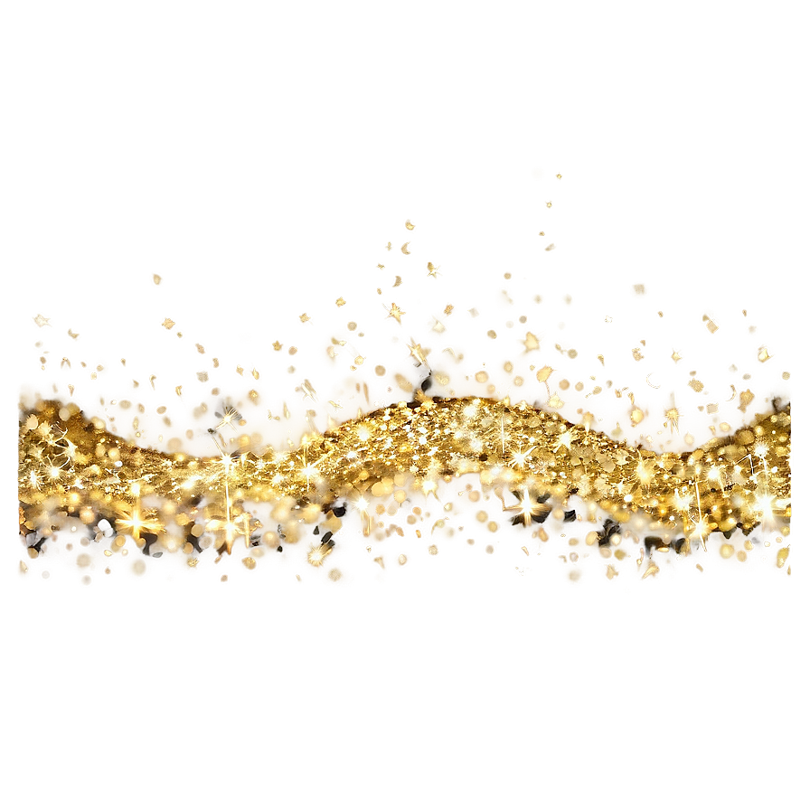 Gold Glitter Flicker Png 05232024