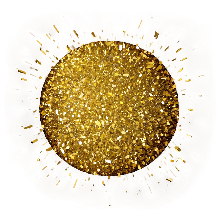 Gold Glitter Particle Png Tsq