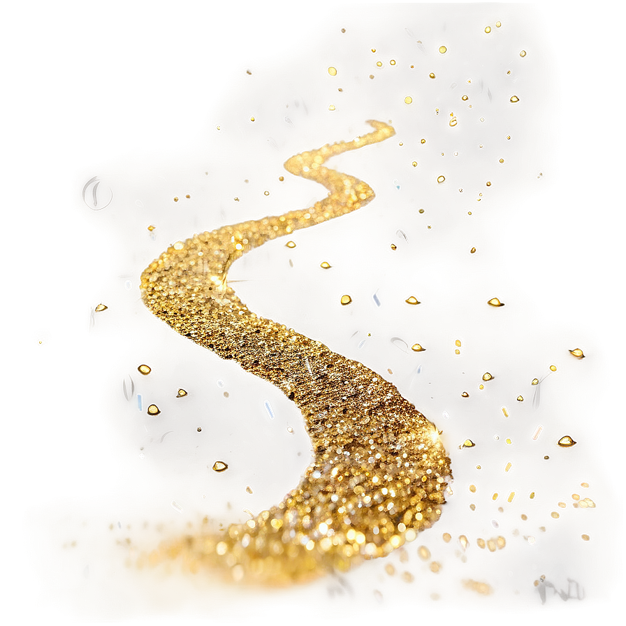 Gold Glitter Path Png Xvx