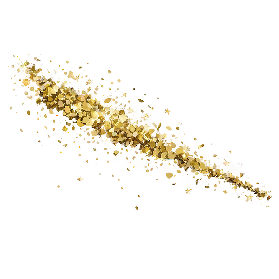 Gold Glitter Scatter Png Bdt98