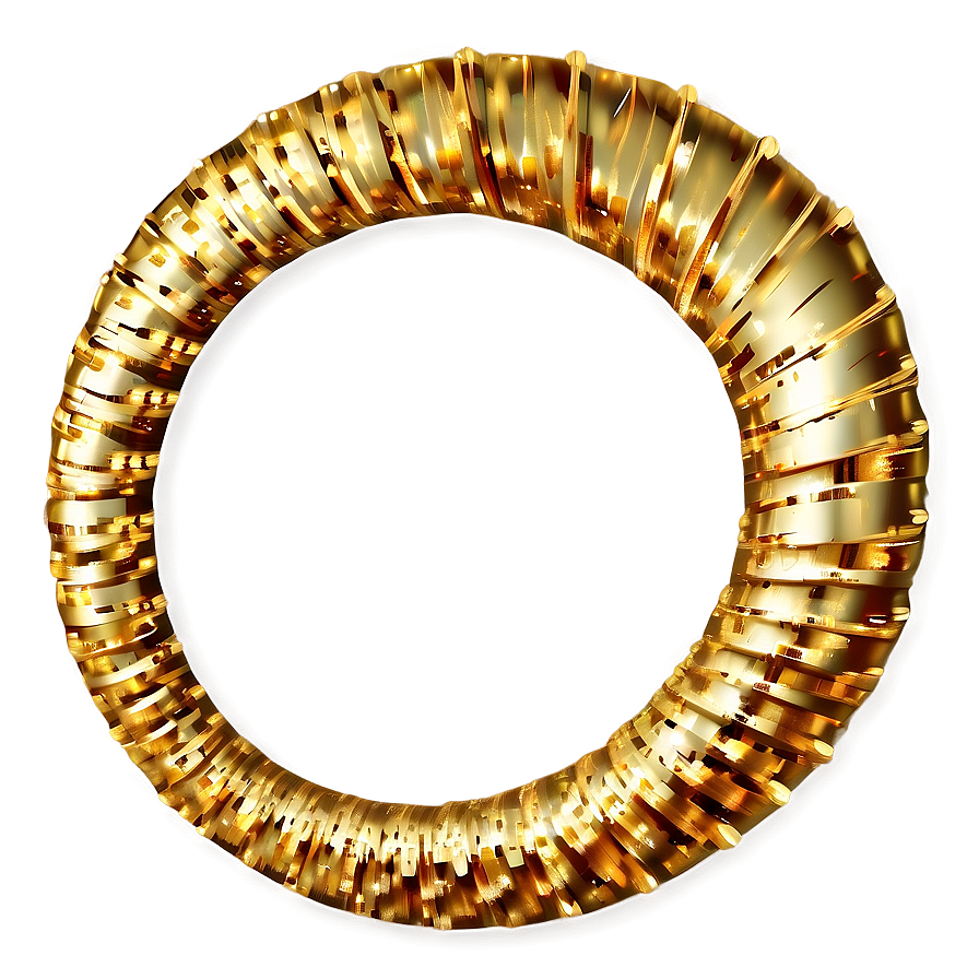 Gold Glitter Spiral Png 05232024