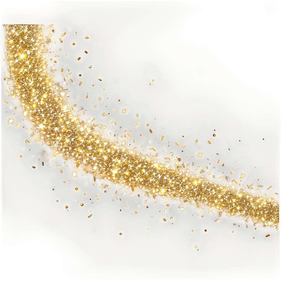 Gold Glitter Trail Png Csu