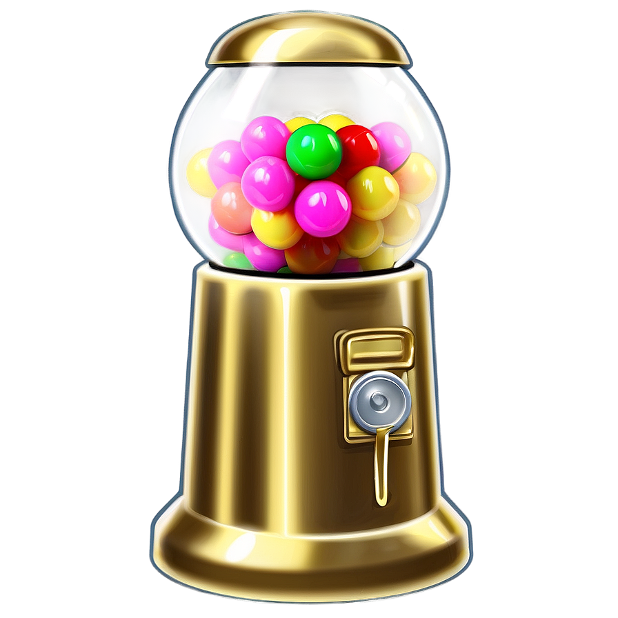 Gold Gumball Machine Png Gxi