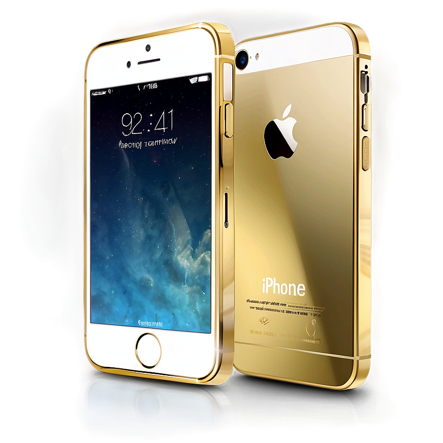 Gold Iphone Luxury Edition Png Hps