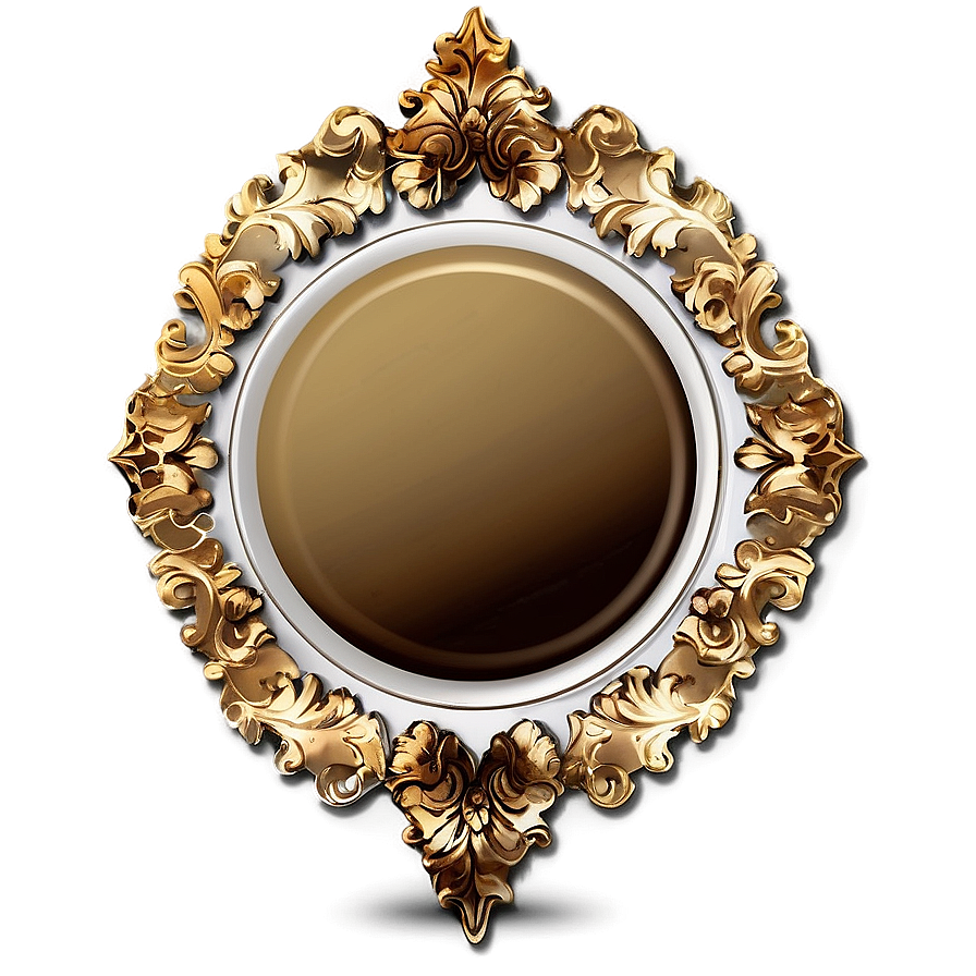 Gold Leaf Plate Png Cqh