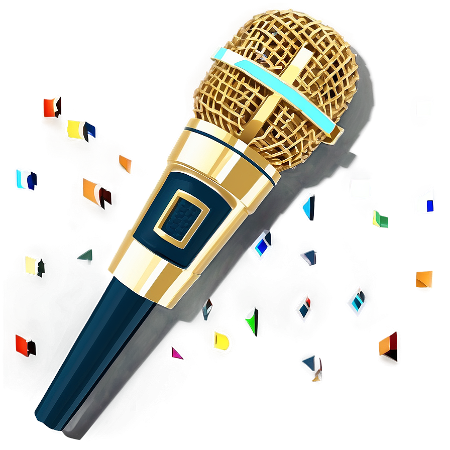 Gold Microphone Png 90