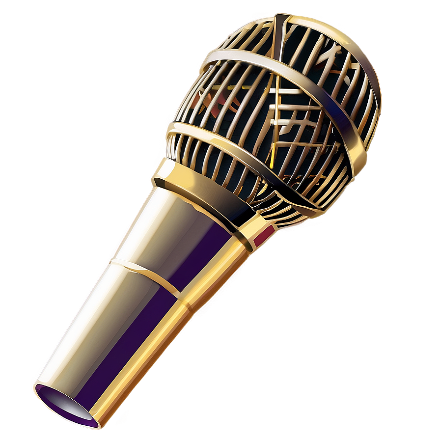 Gold Microphone Png 91