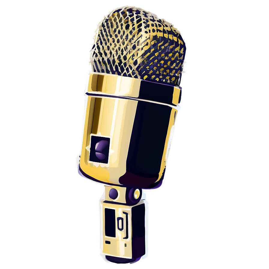 Gold Microphone Png Tes47