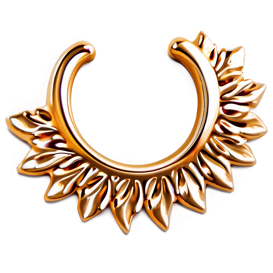 Gold Nose Ring Png Scq