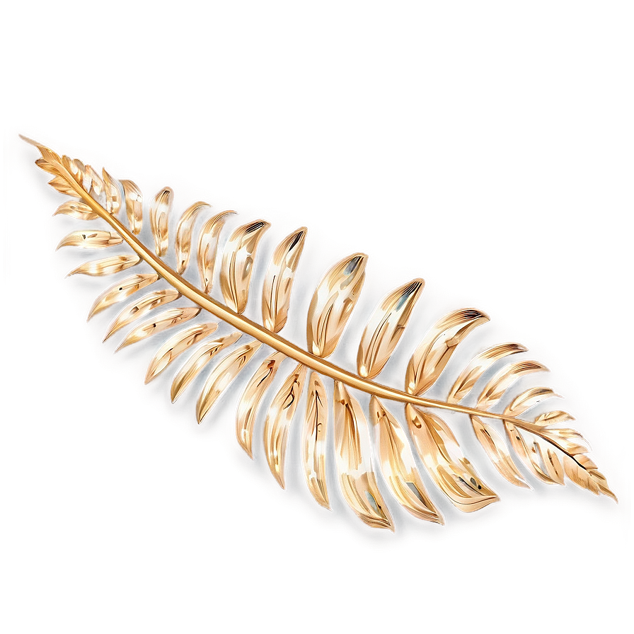 Gold Palm Leaves Png Vjw