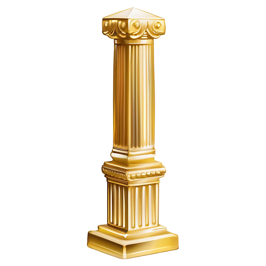 Gold Pillar Png 05242024