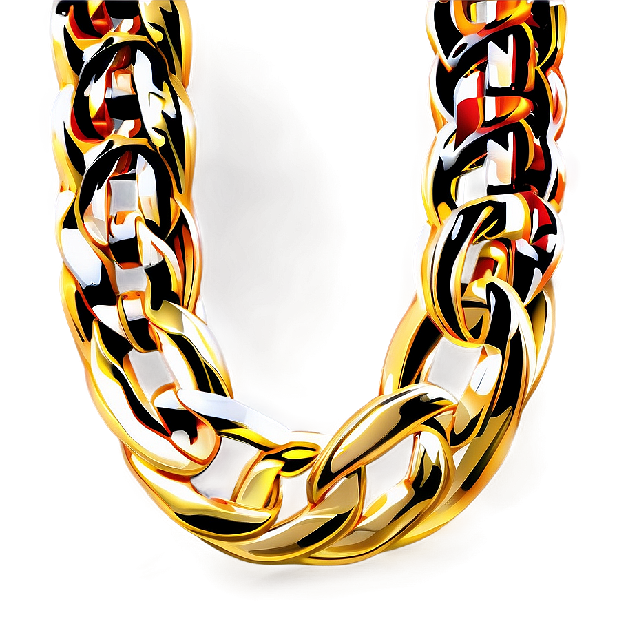 Gold Plated Chain Png Api