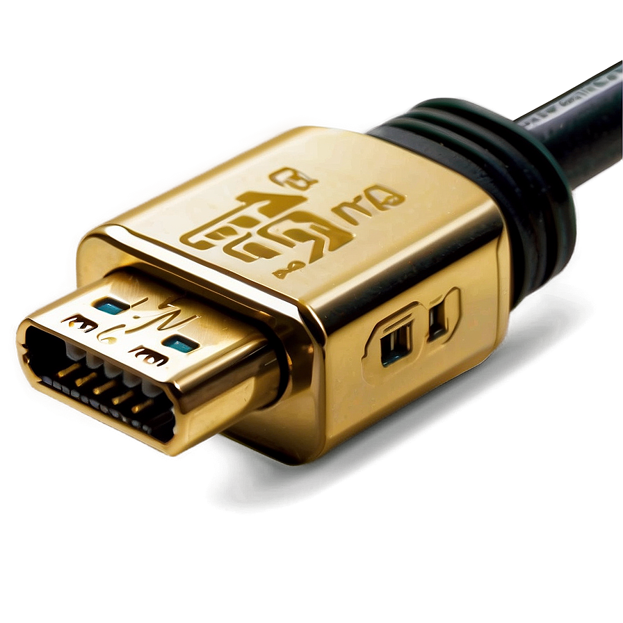 Gold-plated Hdmi Cable Png Smu27