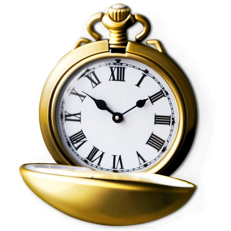 Gold Pocket Watch Png 48