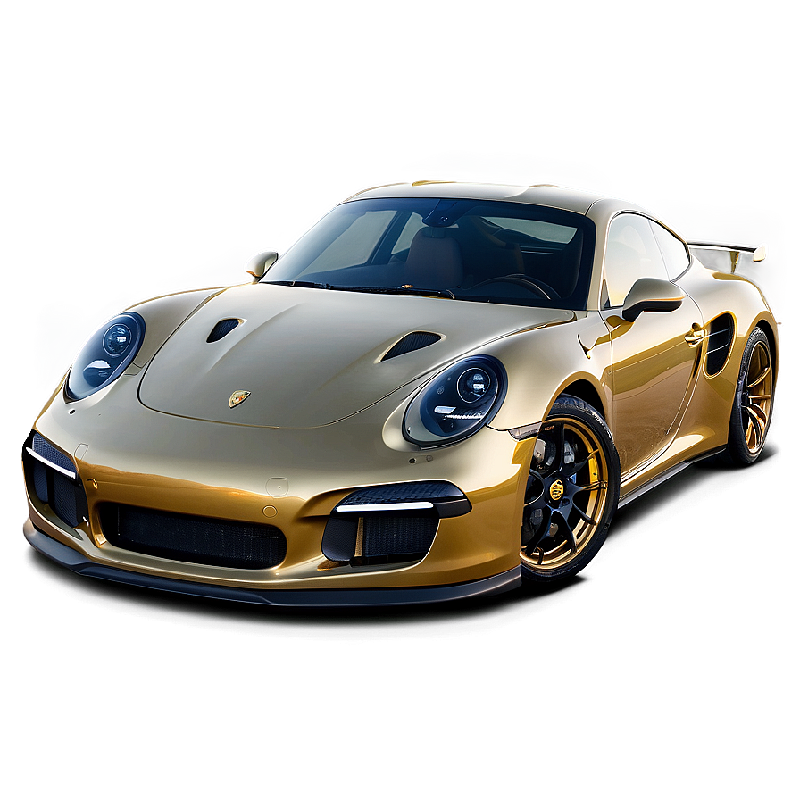 Gold Porsche Png Hfw