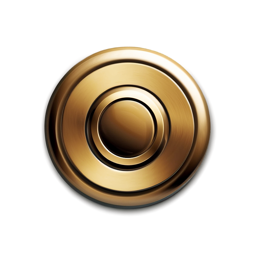 Gold Power Button Png Rwq