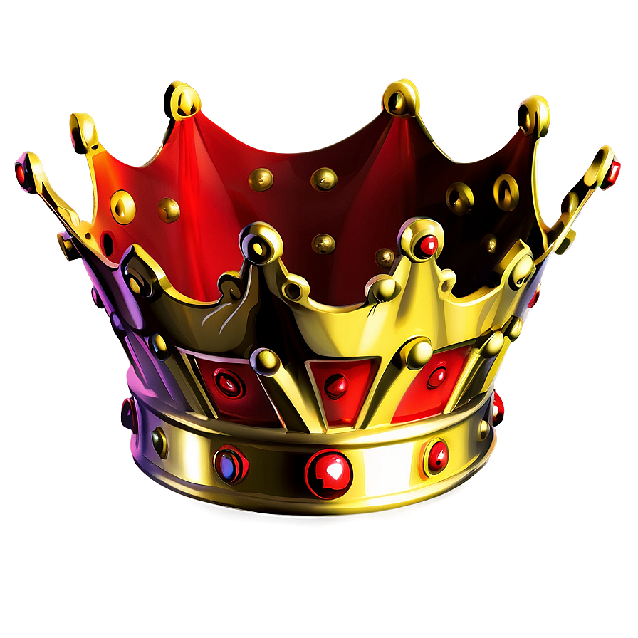 Gold Prince Crown Design Png 06282024