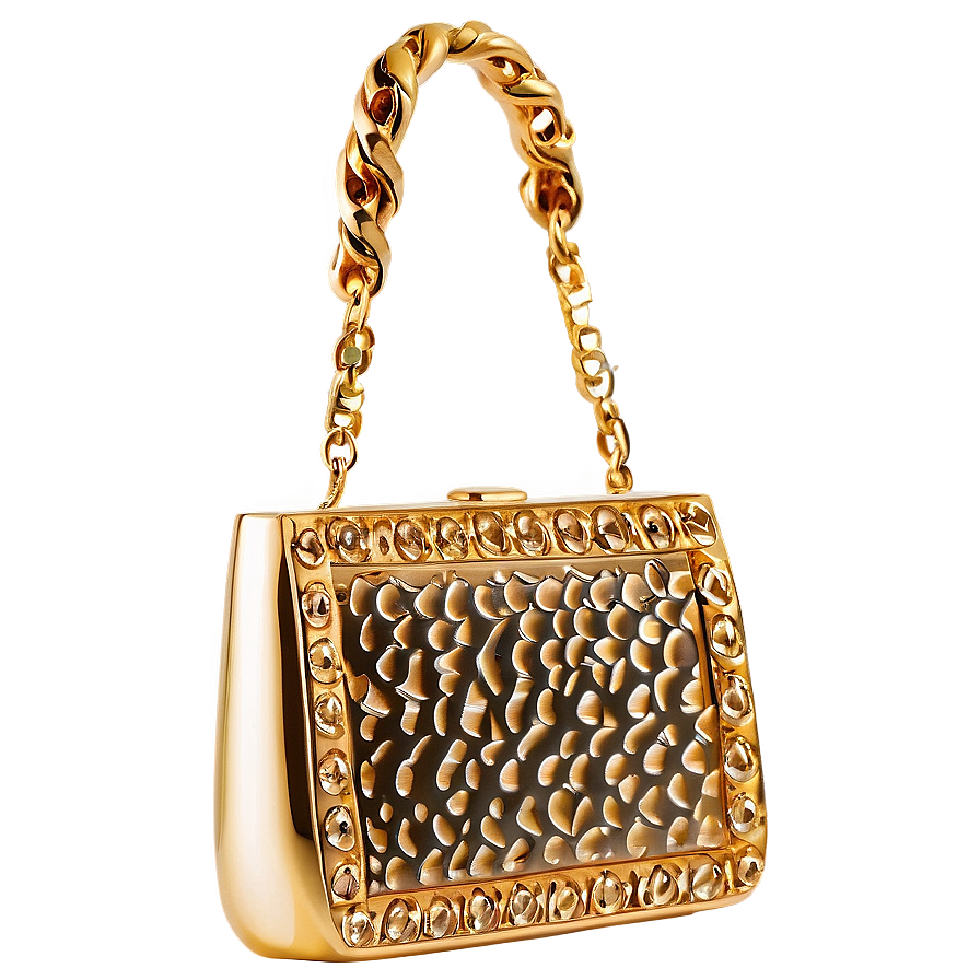 Gold Purse Png 05242024