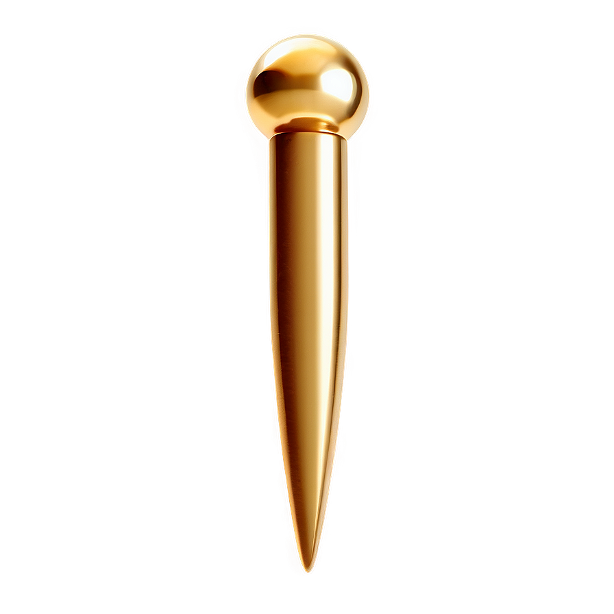 Gold Push Pin Png 05252024