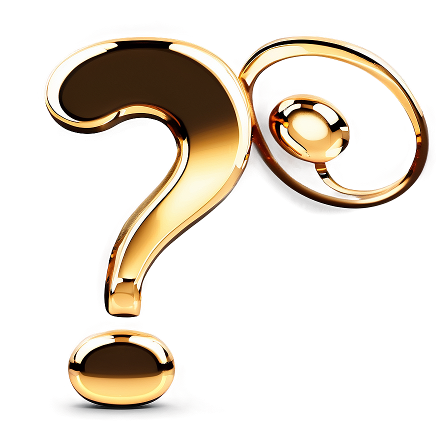 Gold Question Mark Transparent Png Sob22