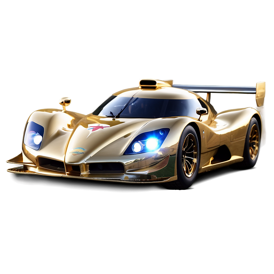 Gold Race Car Png 6