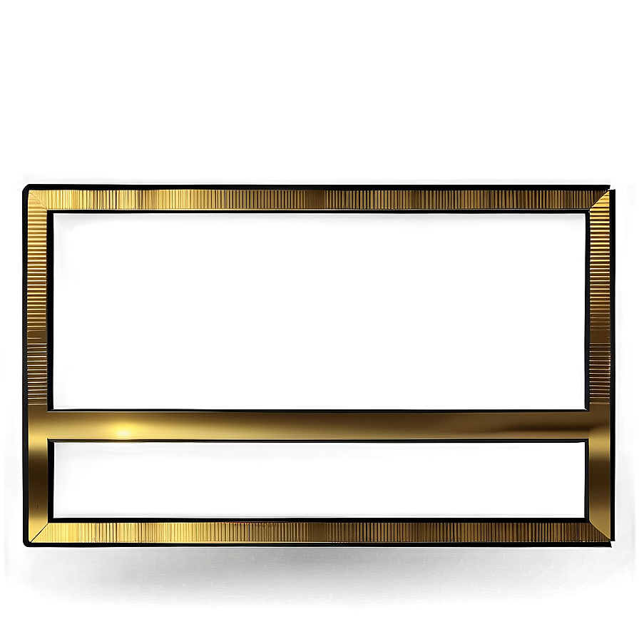 Gold Rectangle Background Png Sjl