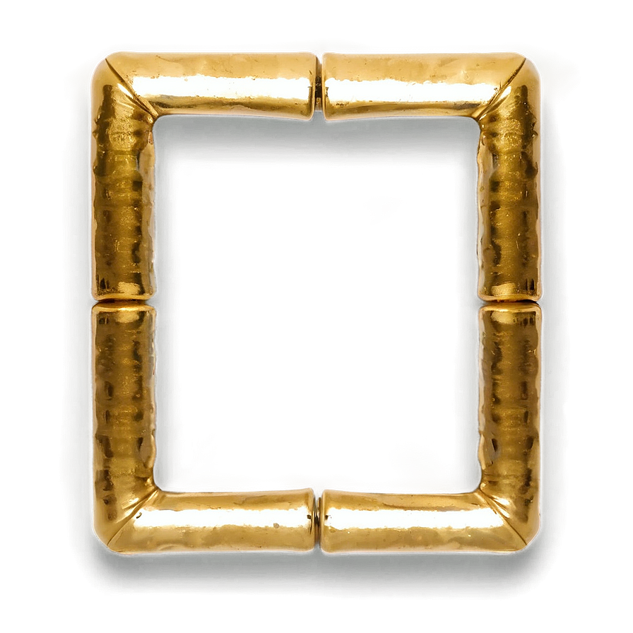 Gold Rectangle For Frame Png 87