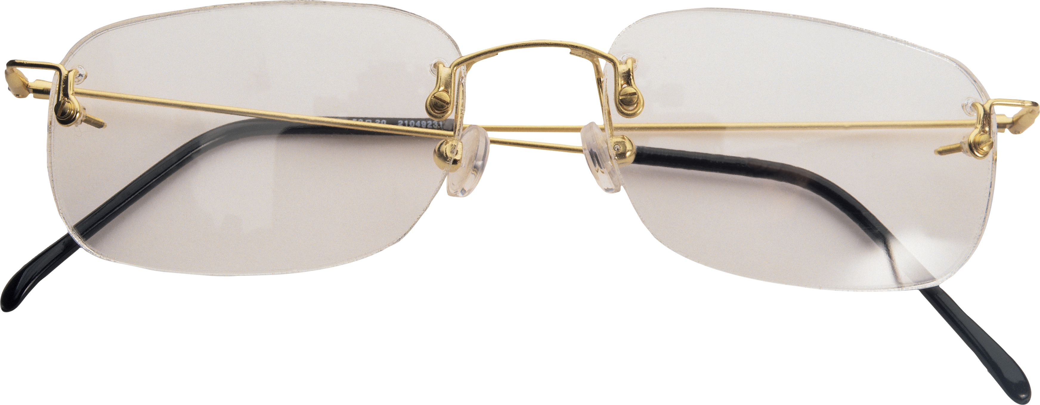 Gold Rimmed Aviator Eyeglasses