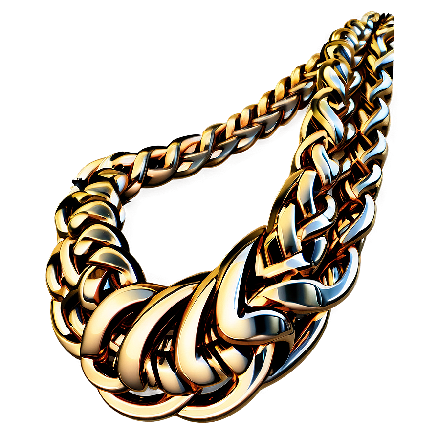 Gold Rope Chain Png Mfh