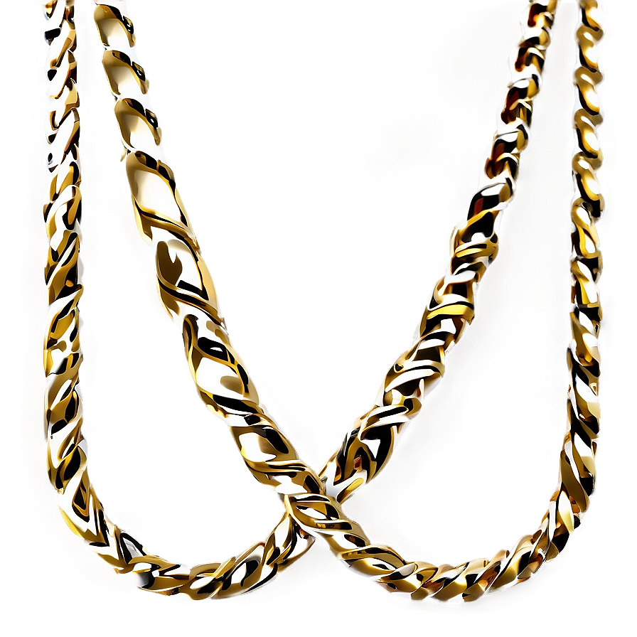 Gold Snake Chain Png 05042024