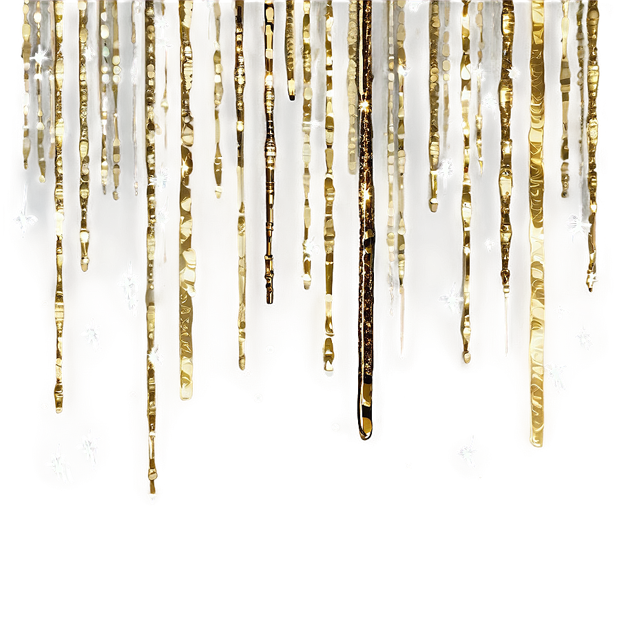 Gold Sparkle Rain Png Tjx