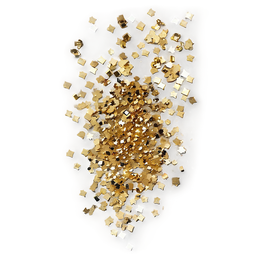 Gold Sparkles And Glitter Png 06122024