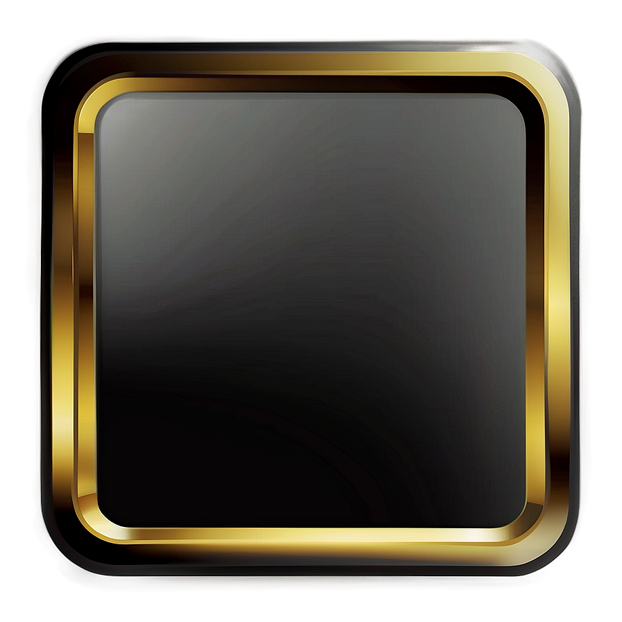 Gold Square For App Icon Design Png 06272024