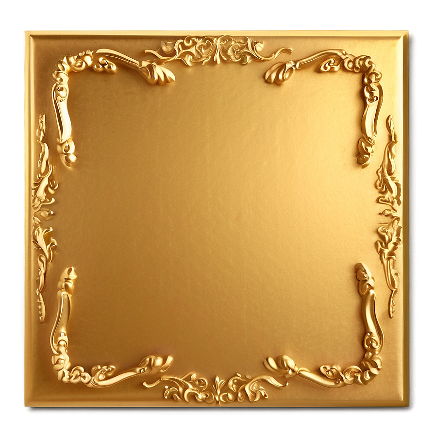 Gold Square For Invitation Cards Png Lin