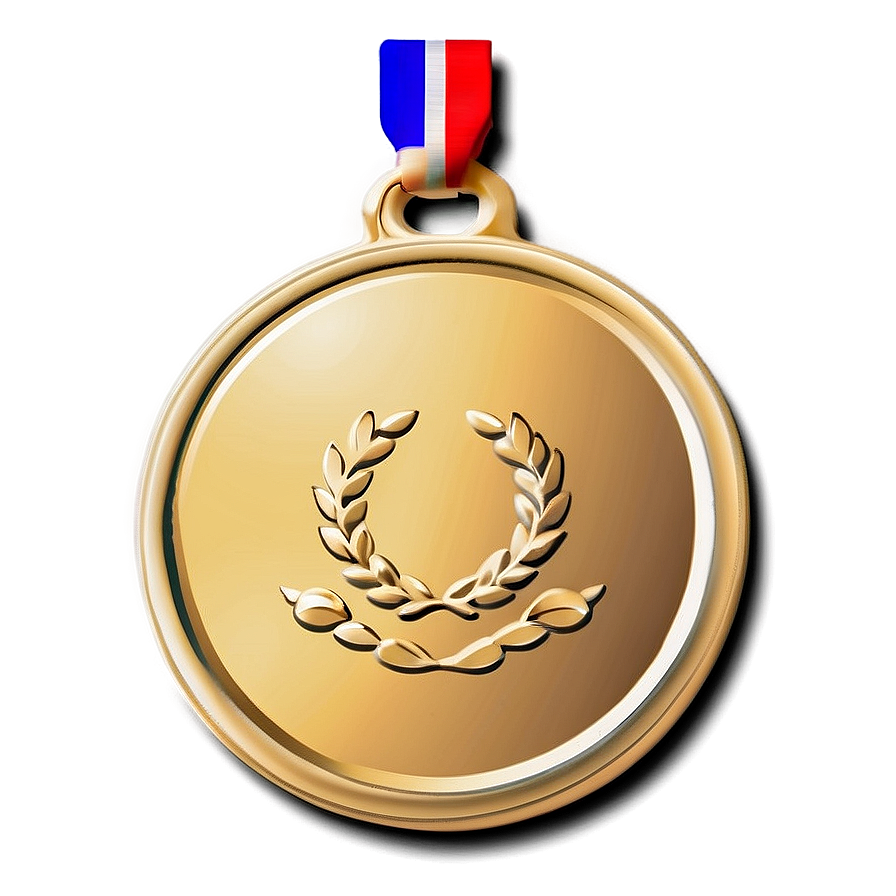 Gold Square Medal Png 06272024