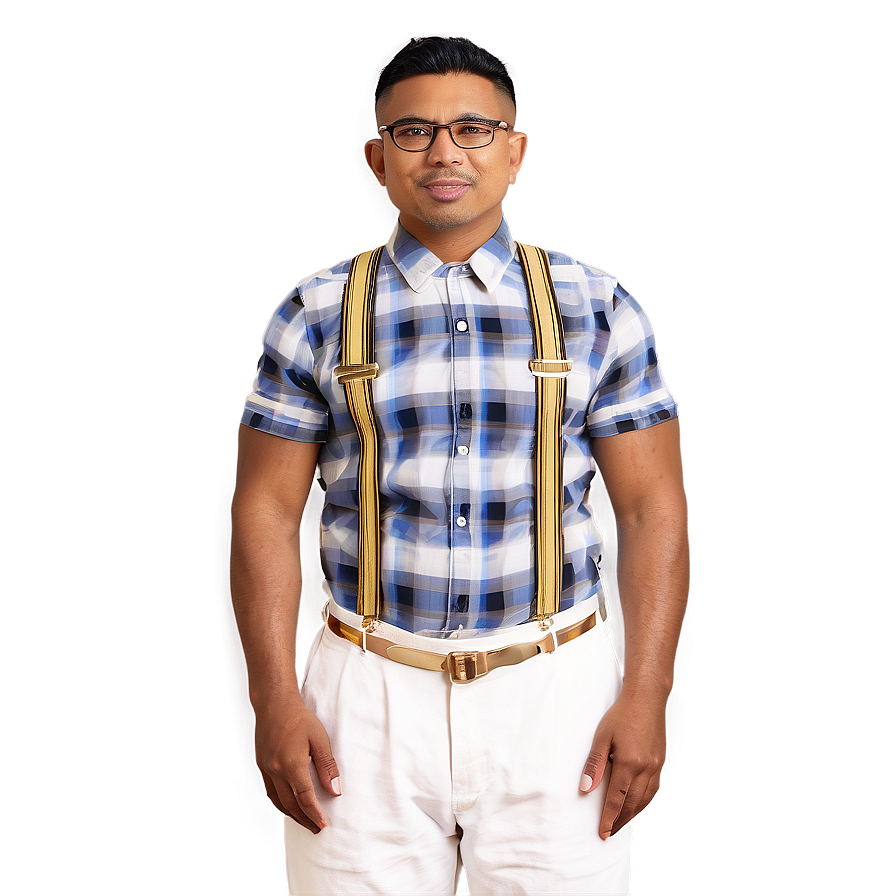 Gold Suspenders Png 06282024