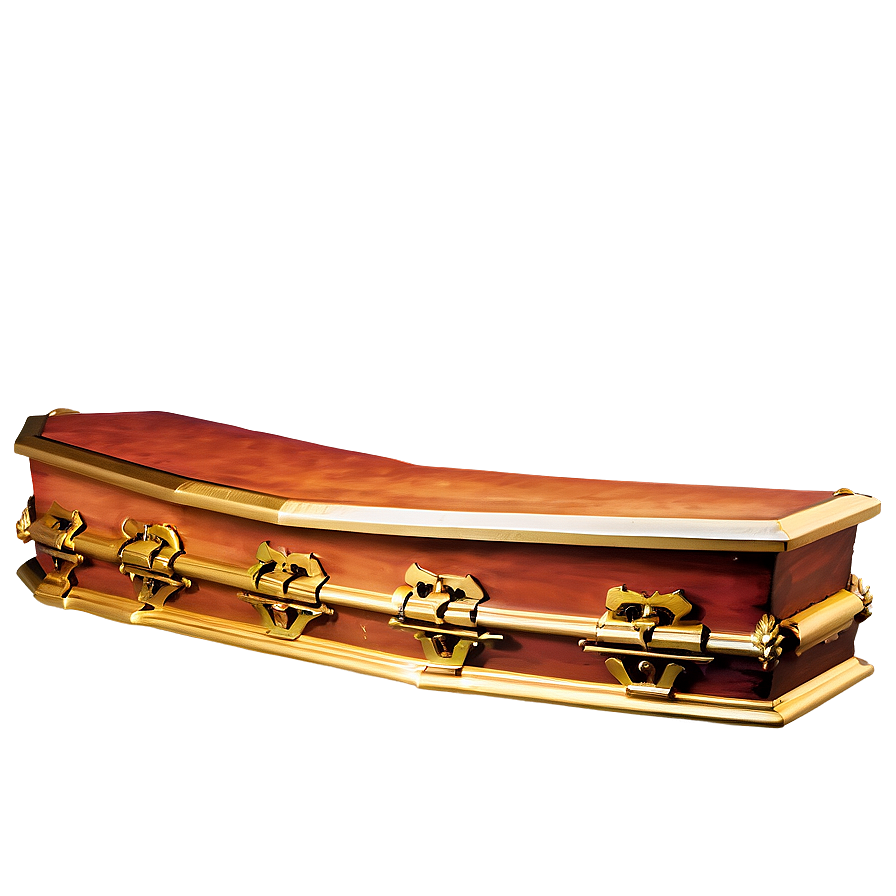 Gold Trim Coffin Png Sgl