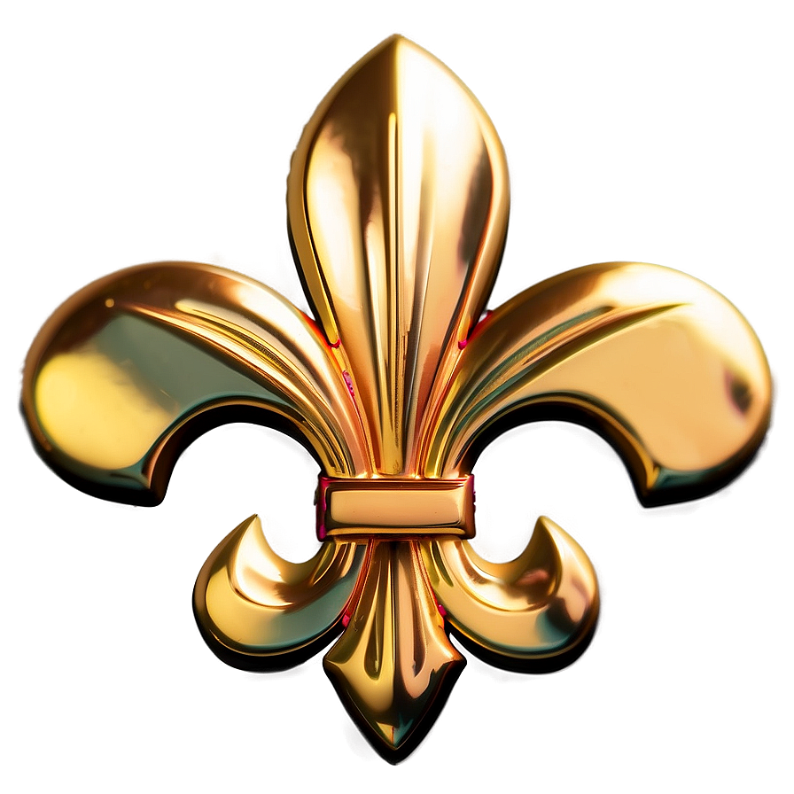 Gold Trim Fleur-de-lis Png Ocd3