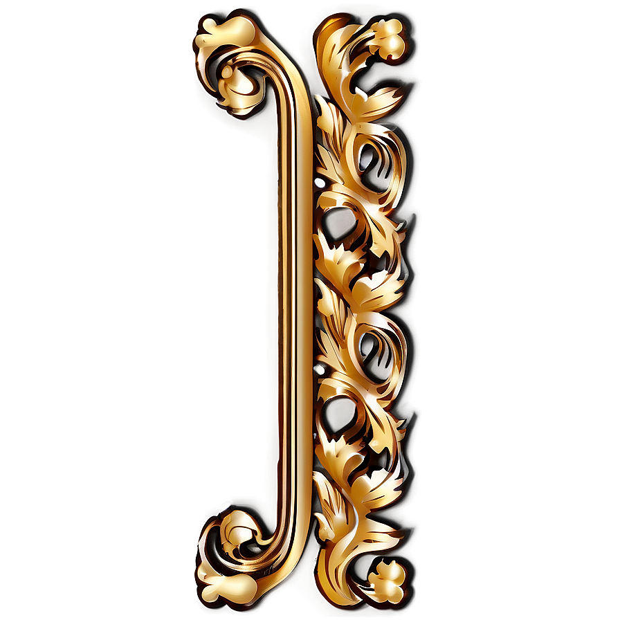 Gold Trim Motif Png 25