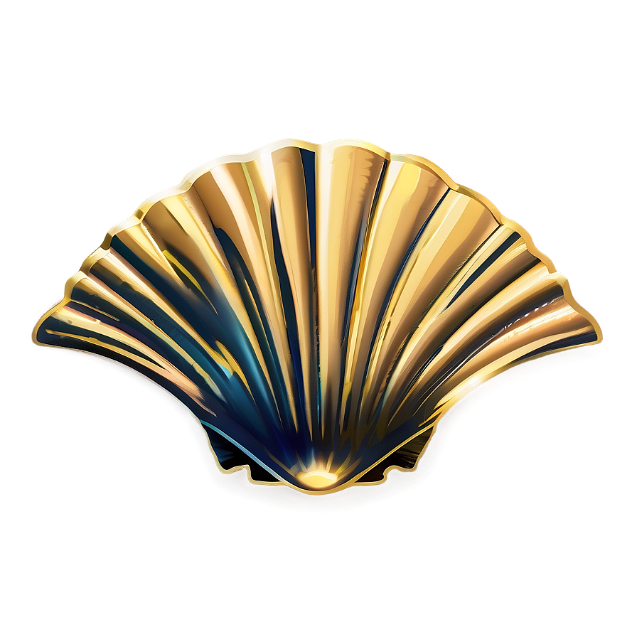 Gold Trim Scallop Png Lfg61