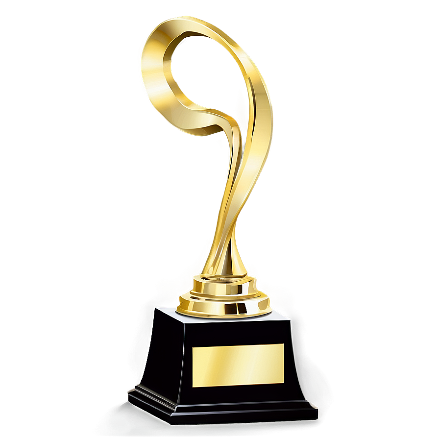 Gold Trophy Prize Png 2