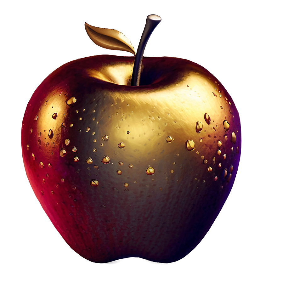 Golden Apple Icon Png 06132024