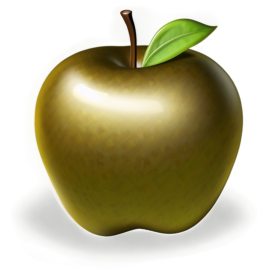 Golden Apple In Grass Png Vot