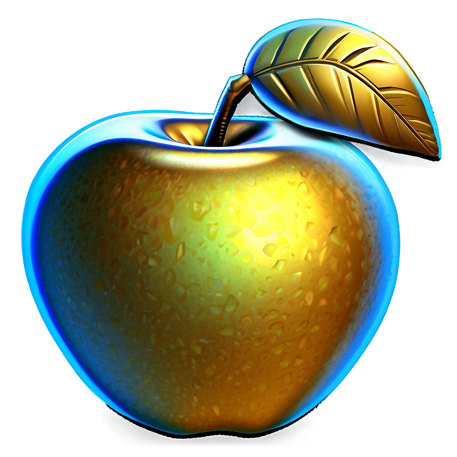 Golden Apple Texture Png 06132024